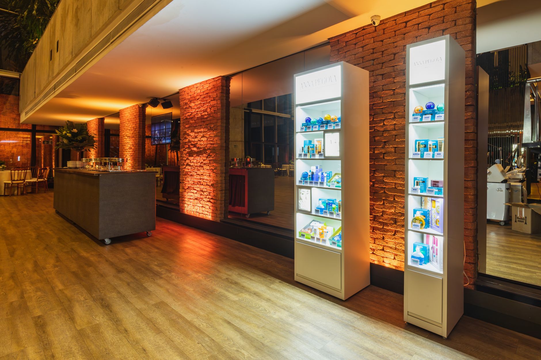 Refrigerated cabinets inside a shop